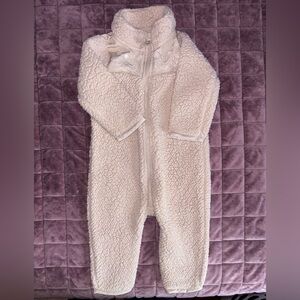 Carter's Cream Sherpa Fleece One-Piece Bodysuit